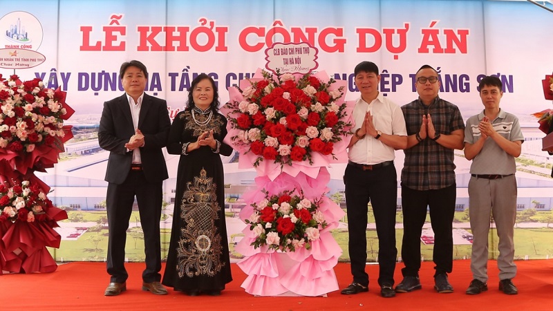 Khởi công cụm công nghiệp tổng vốn 120 tỷ đồng ở Phú Thọ