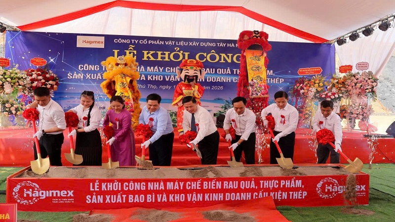 Phú Thọ khởi công xây dựng nhà máy chế biến rau quả công nghệ cao