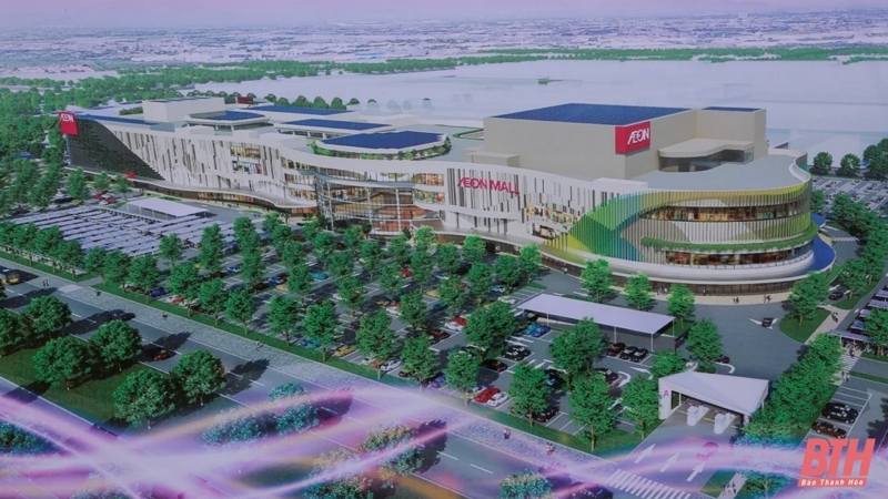 TTTM AEON Mall hơn 4.000 tỷ tại tỉnh từng đông dân nhất Việt Nam: Đã thành hình, sắp chính thức vận hành