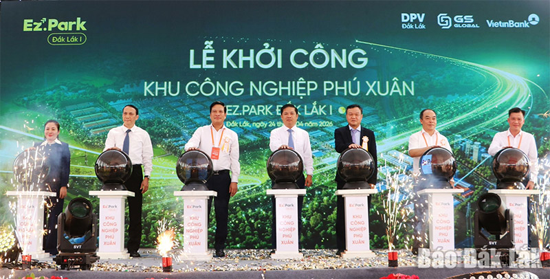 Khởi công KCN Phú Xuân – Ez.Park Đắk Lắk I: Kỳ vọng tạo “cú hích” công nghiệp cho Tây Nguyên