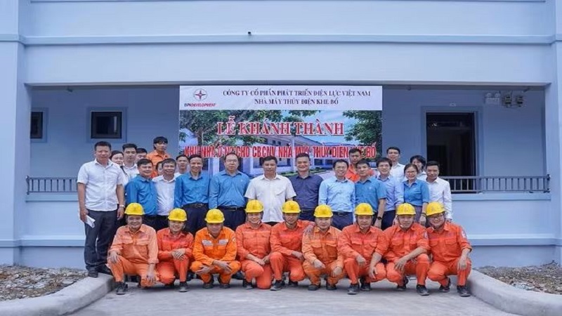 Khánh thành khu Cư xá tại Nhà máy Thủy điện Khe Bố: Tạo nền tảng ‘an cư’ cho người lao động trong Tháng Công nhân