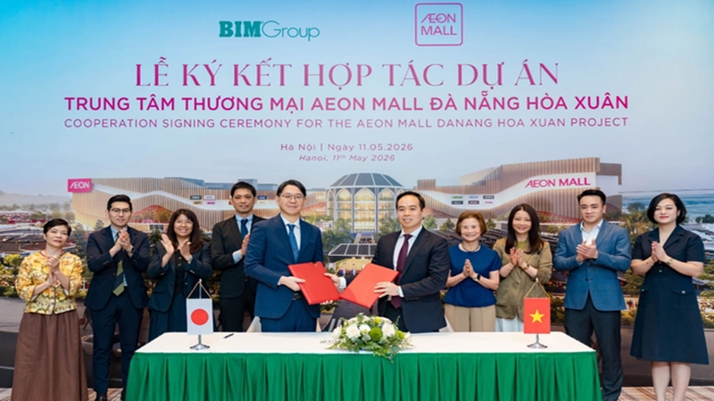BIM Group ký kết hợp tác cùng AEONMALL Việt Nam tại dự án trung tâm thương mại hơn 4.300 tỷ đồng