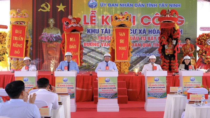 Khởi công Khu tái định cư xã Hòa Khánh