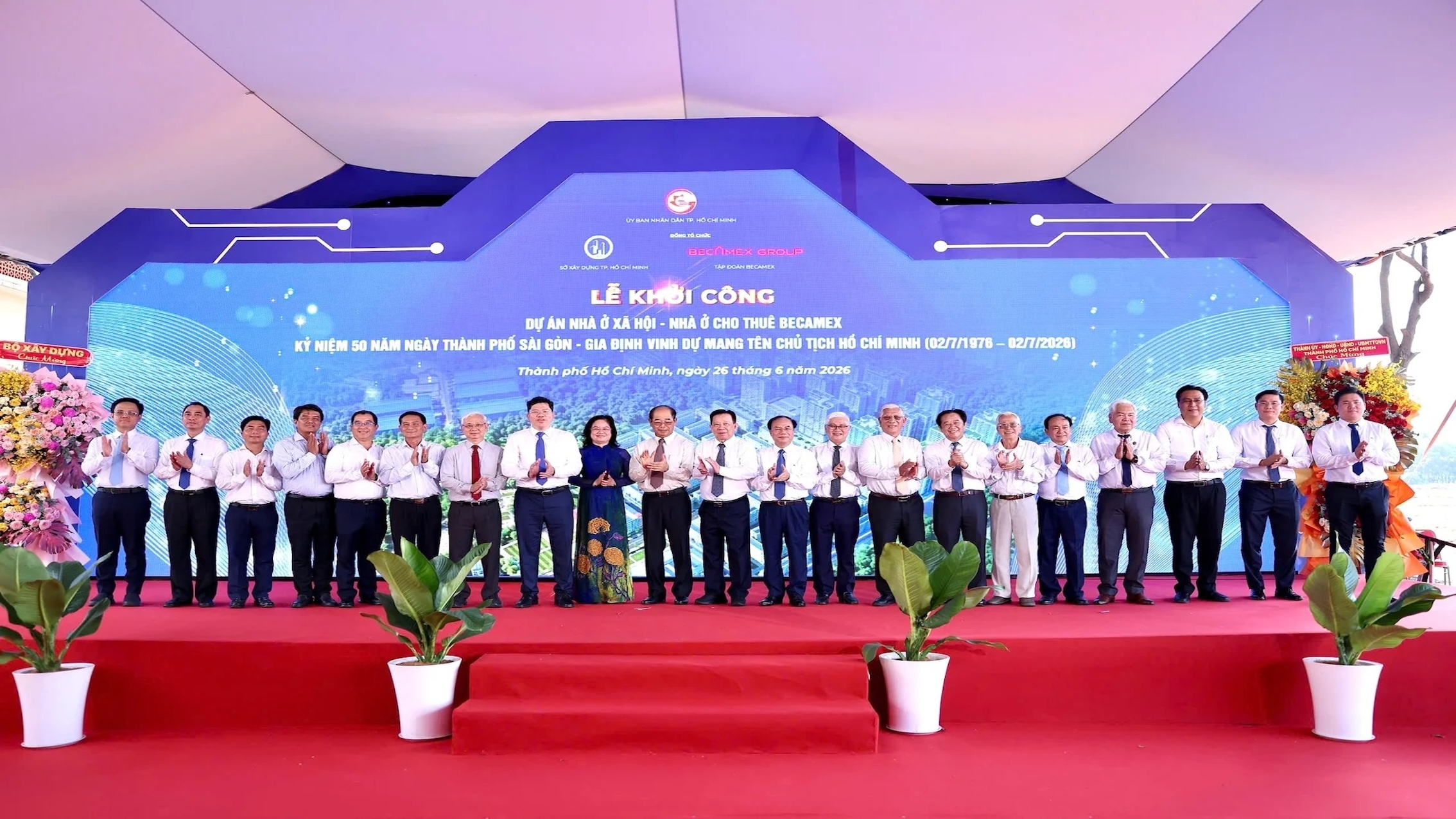 Becamex Group khởi công hơn 6.200 căn nhà ở xã hội