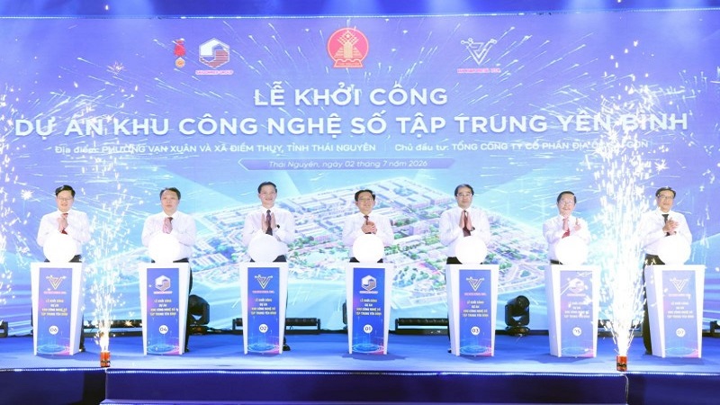 Khởi công khu công nghệ số hơn 3.500 tỷ đồng tại Thái Nguyên